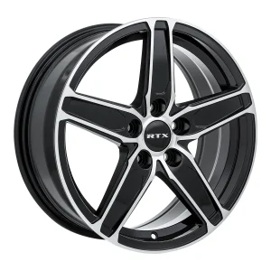 RTX Wheels – Frost – Black – 16″x6.5″ 42mm – Summer Wheels – 082329